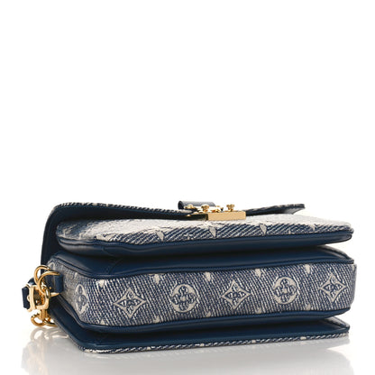 Louis Vuitton Monoglam Pochette Metis East West Blue 4 of 9