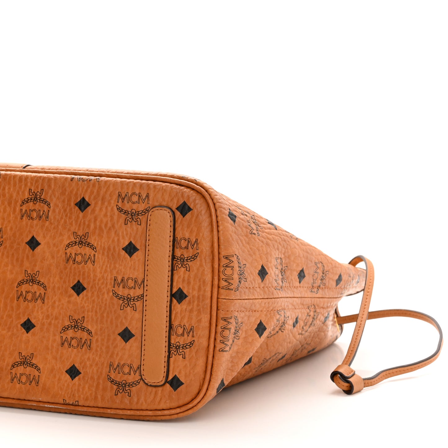 Visetos Medium Liz Reversible Shopper Tote Cognac