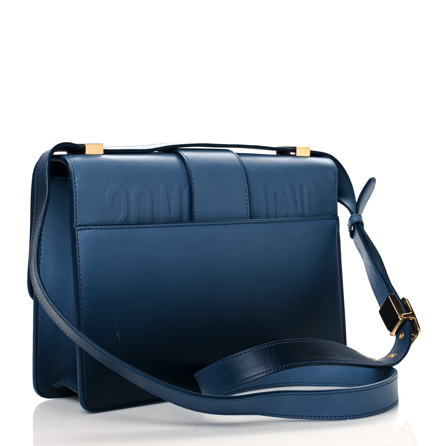 Christian Dior Smooth Calfskin Gradient 30 Montaigne Flap Bag Indigo Blue 3 of 12