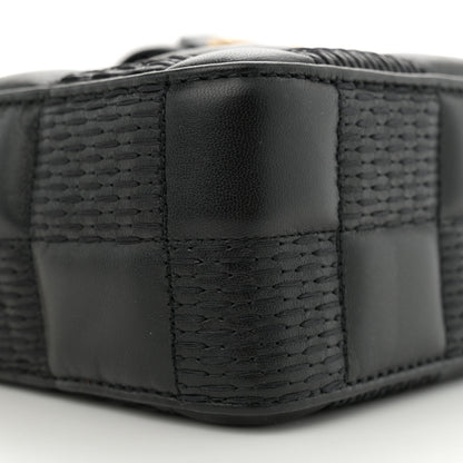 Louis Vuitton Lambskin Damier Quilt Troca MM Black 8 of 10