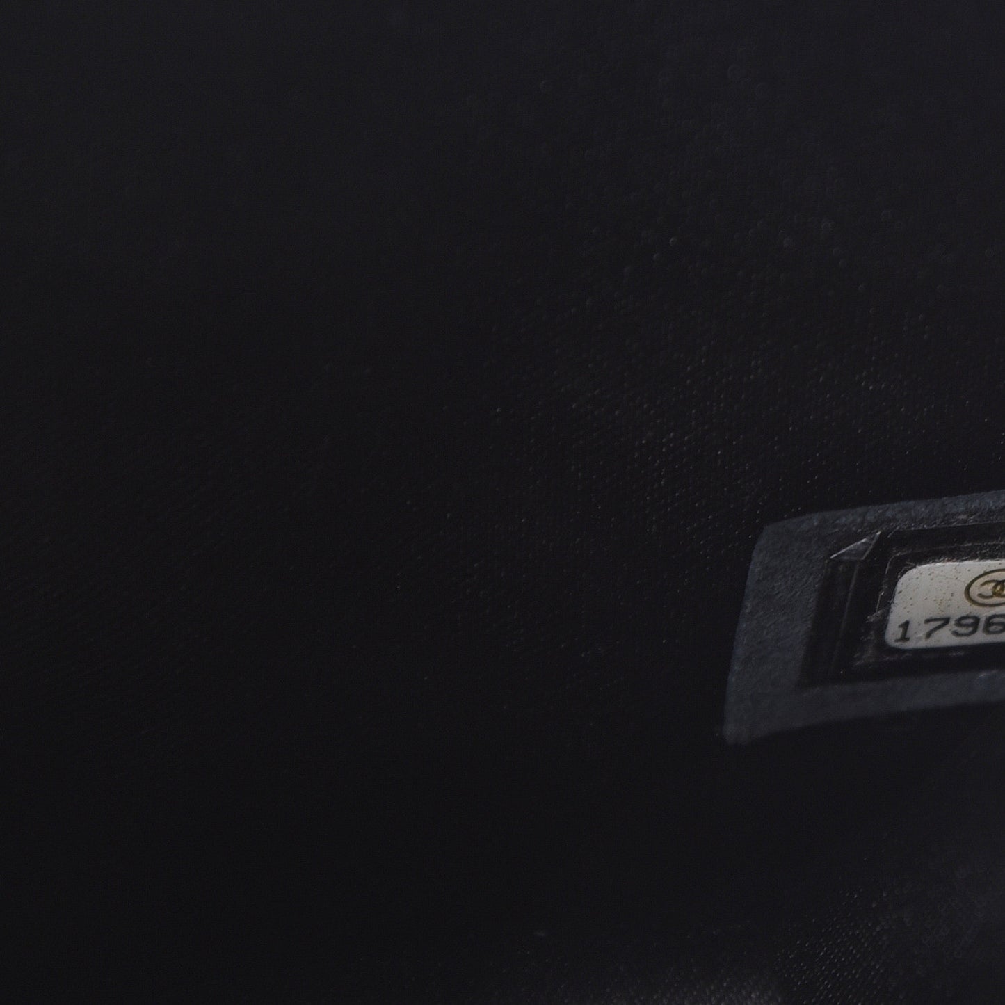Lambskin Quilted Mini Graphic Flap Bag Black White