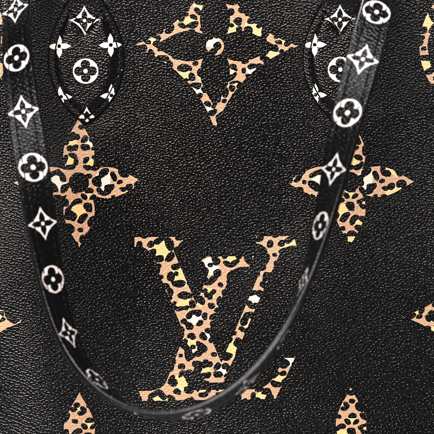 Louis Vuitton Monogram Giant Jungle Onthego GM Black 7 of 11