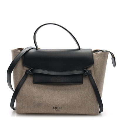Celine Felt Smooth Calfskin Mini Belt Bag Beige 1 of 10