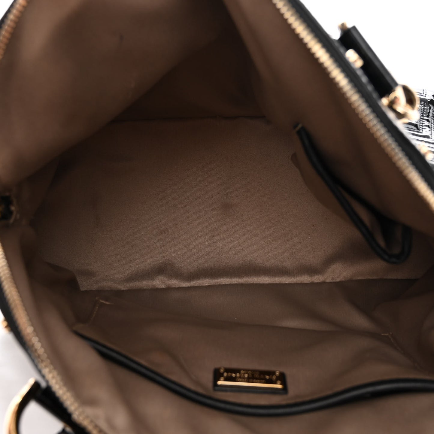 Patent Borsa Couture Shoulder Bag Black