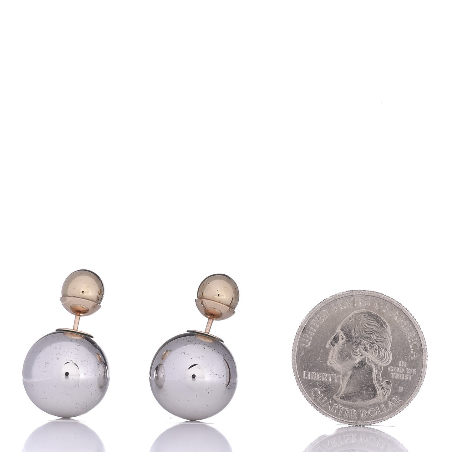 Mise En Dior Tribal Earrings Gold Silver