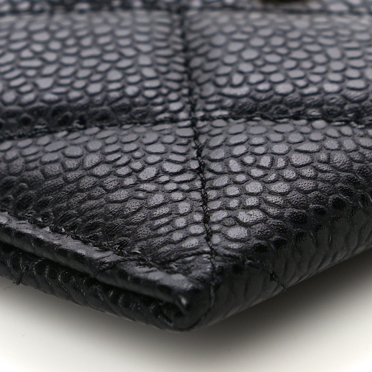 Chanel Caviar Quilted Card Holder Black 10 of 12