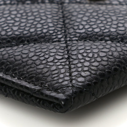 Chanel Caviar Quilted Card Holder Black 10 of 12
