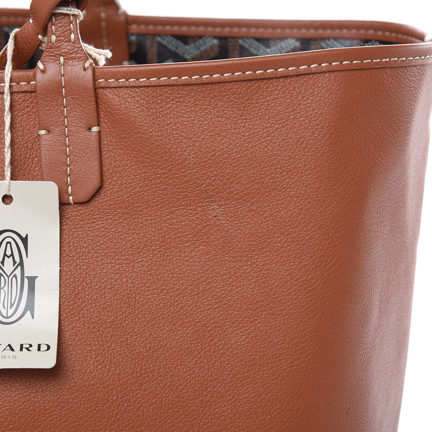 Goyardine Reversible Anjou PM Black Gold