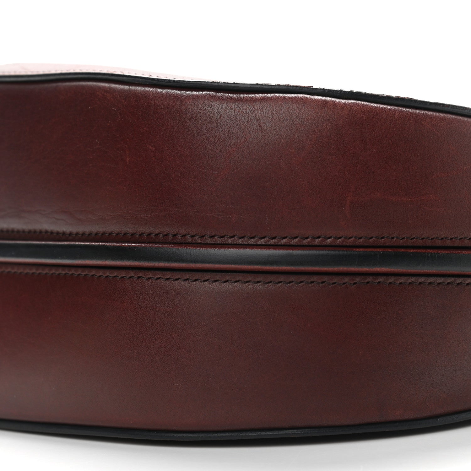 Celine Natural Calfskin Medium Trotteur Burgundy 8 of 13