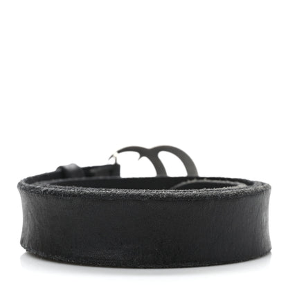 Gucci Faded Calfskin Double G 30mm Belt 85 34 Black 2 of 5