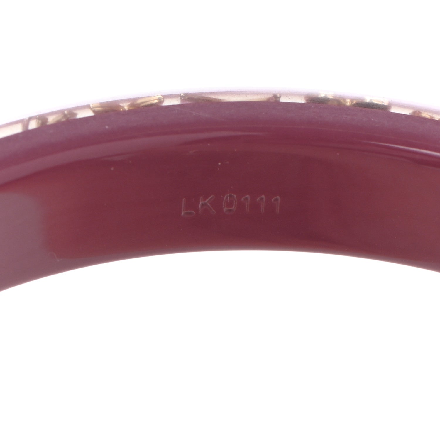 Louis Vuitton Resin Swarovski Inclusion Bracelet PM Violine 4 of 4