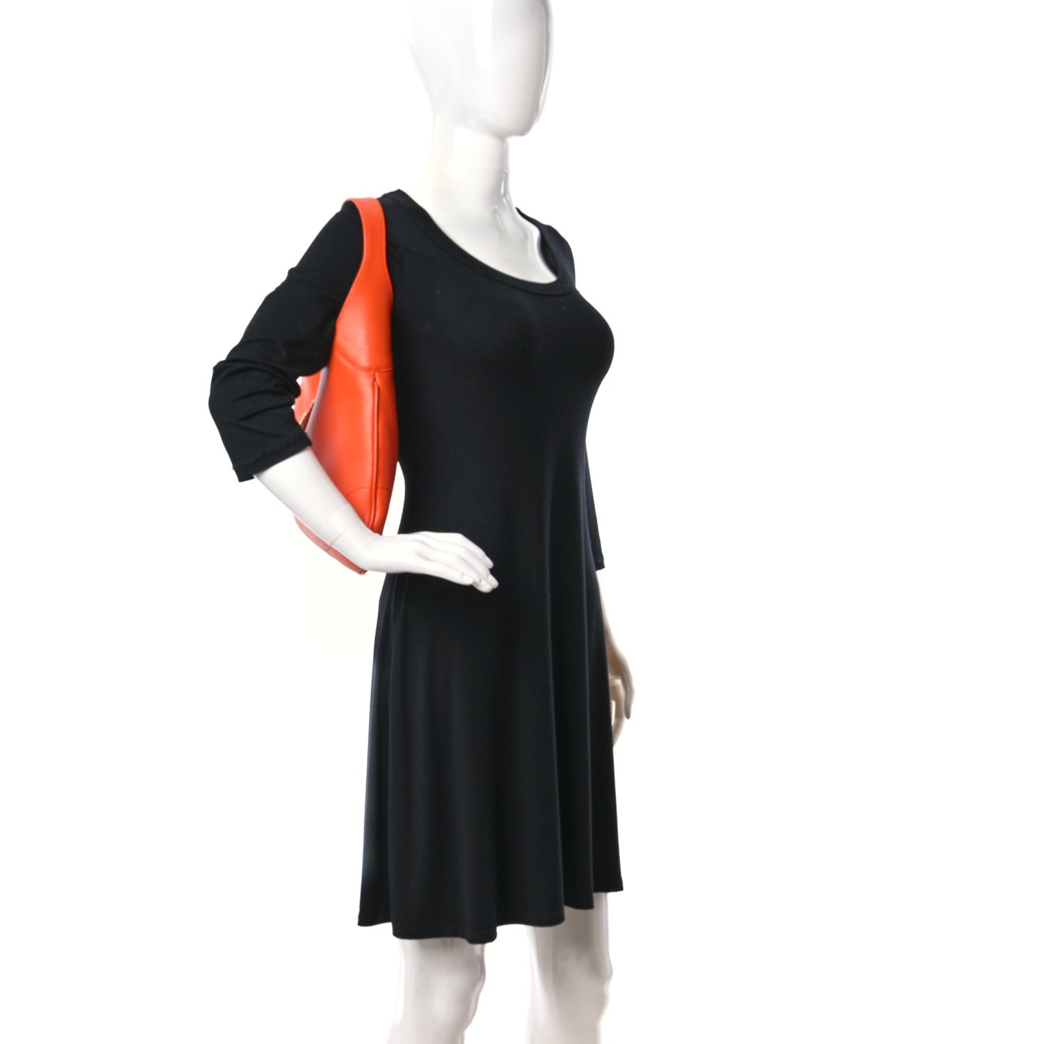 Gucci Goatskin Medium Aphrodite Shoulder Bag Deep Orange 2 of 9