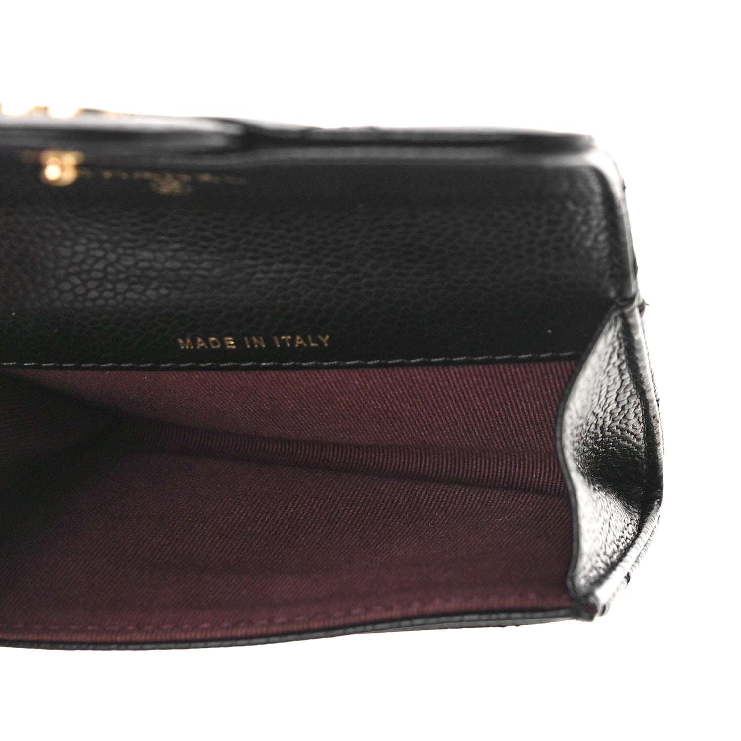 Chanel Caviar Quilted Flap Card Holder Wallet Black 5 of 11