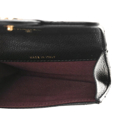 Chanel Caviar Quilted Flap Card Holder Wallet Black 5 of 11