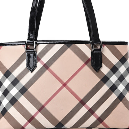 Burberry Supernova Check Regent Tote Black 11 of 18