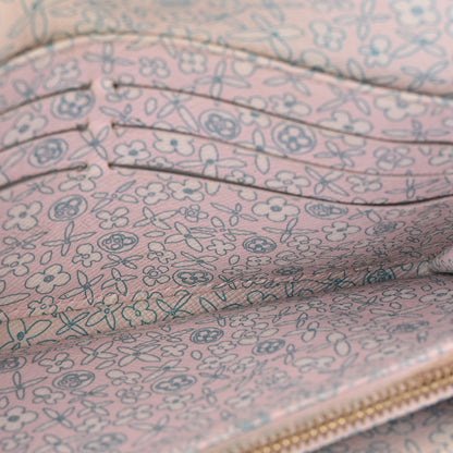 Louis Vuitton Monogram Fleuri Sarah Wallet Rose 5 of 15