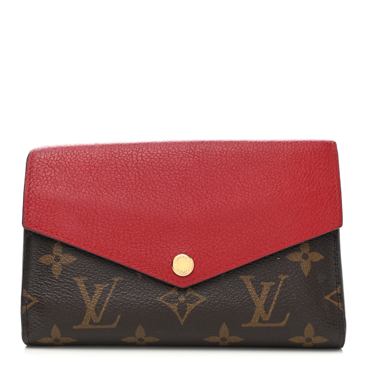 Monogram Pallas Compact Wallet Cherry