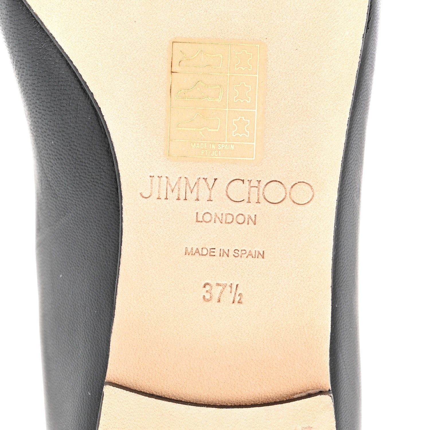 Jimmy Choo Kid Romy Flats 37.5 Black 7 of 9