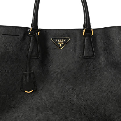 Prada Saffiano Lux Large Tote Black 8 of 10