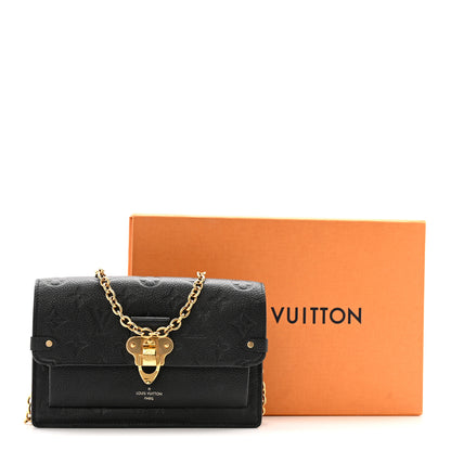 Louis Vuitton Empreinte Vavin Chain Wallet Black 16 of 16