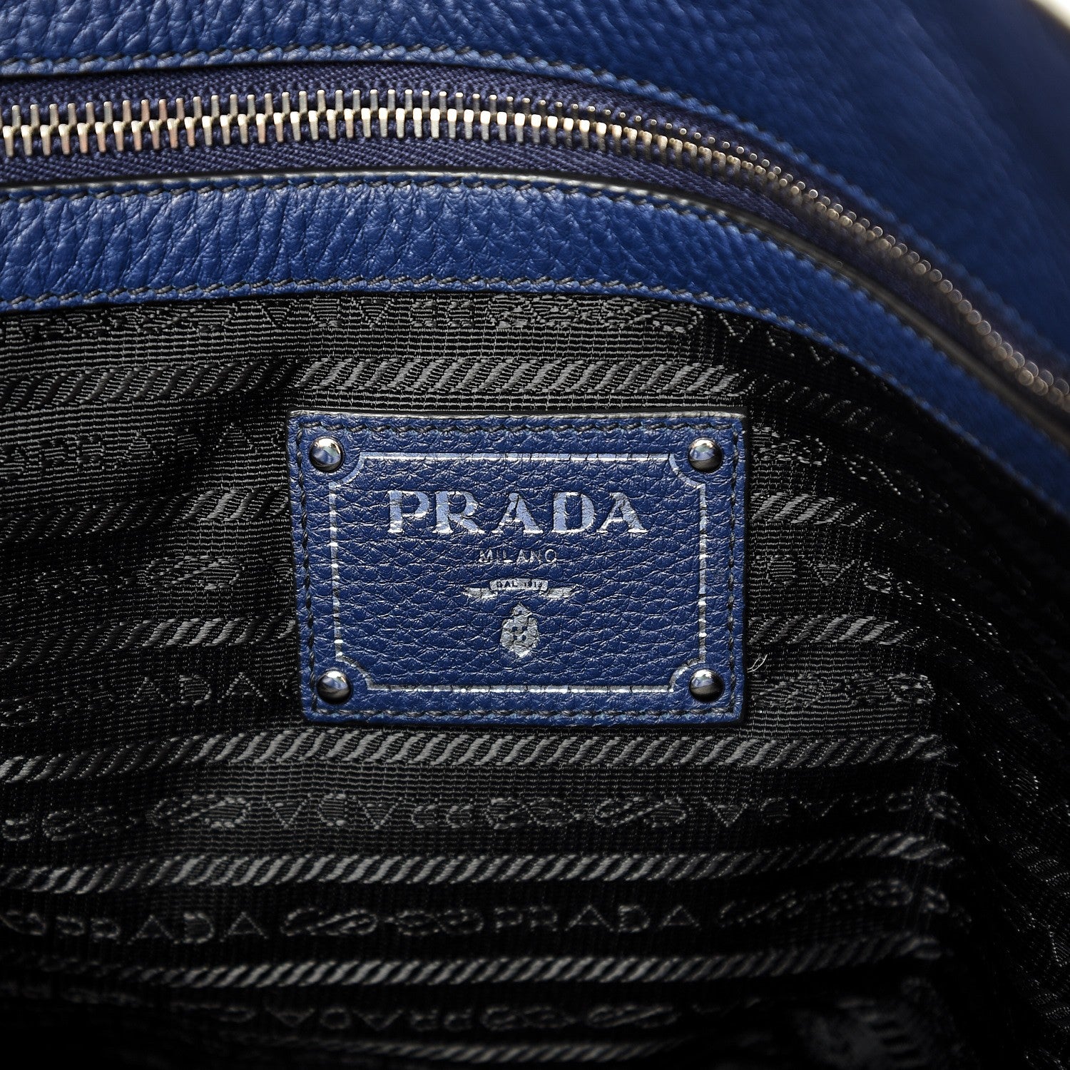 Prada Vitello Phenix Shopping Tote Inchiostro 5 of 11