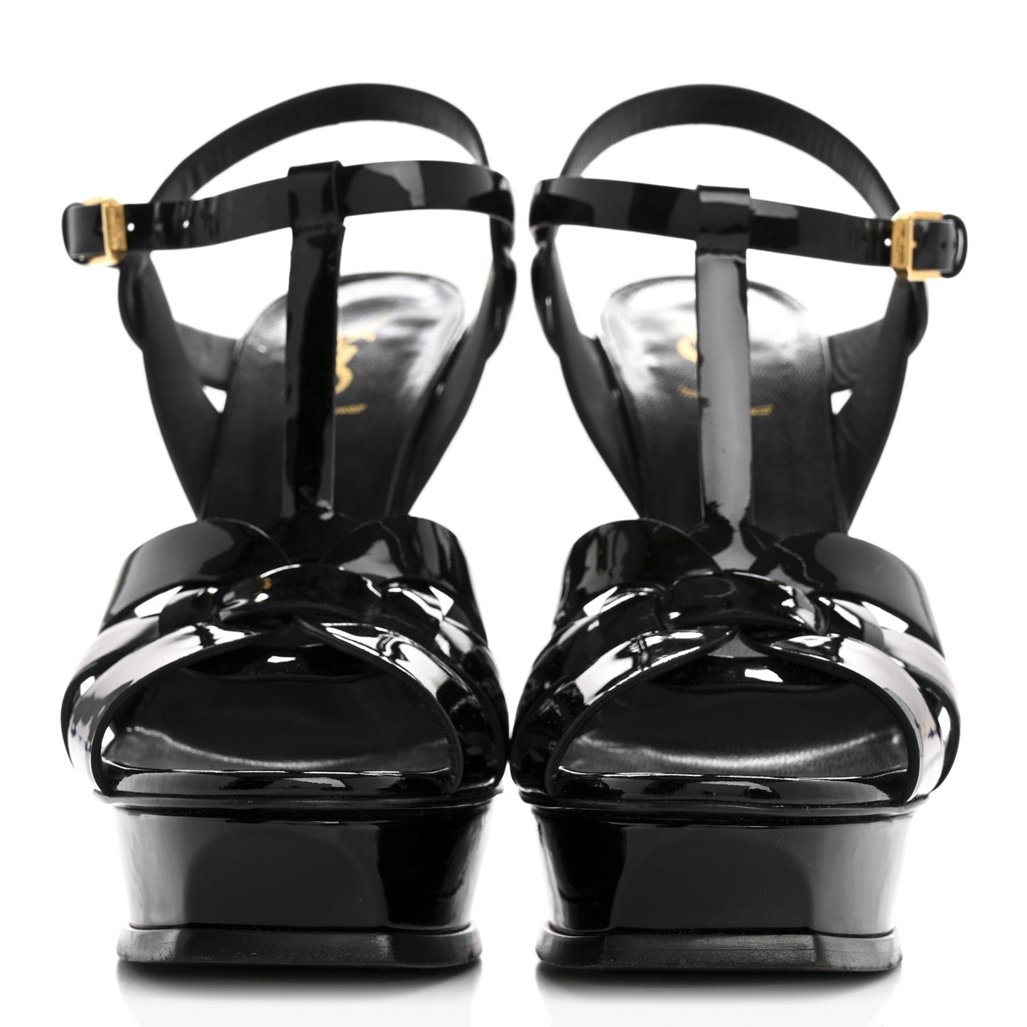 Patent Tribute 105 Platform Sandals 40 Black