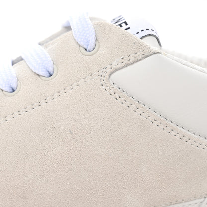 Chanel Calfskin Suede Coco Mark Logo Womens Sneakers 40 White 11 of 12