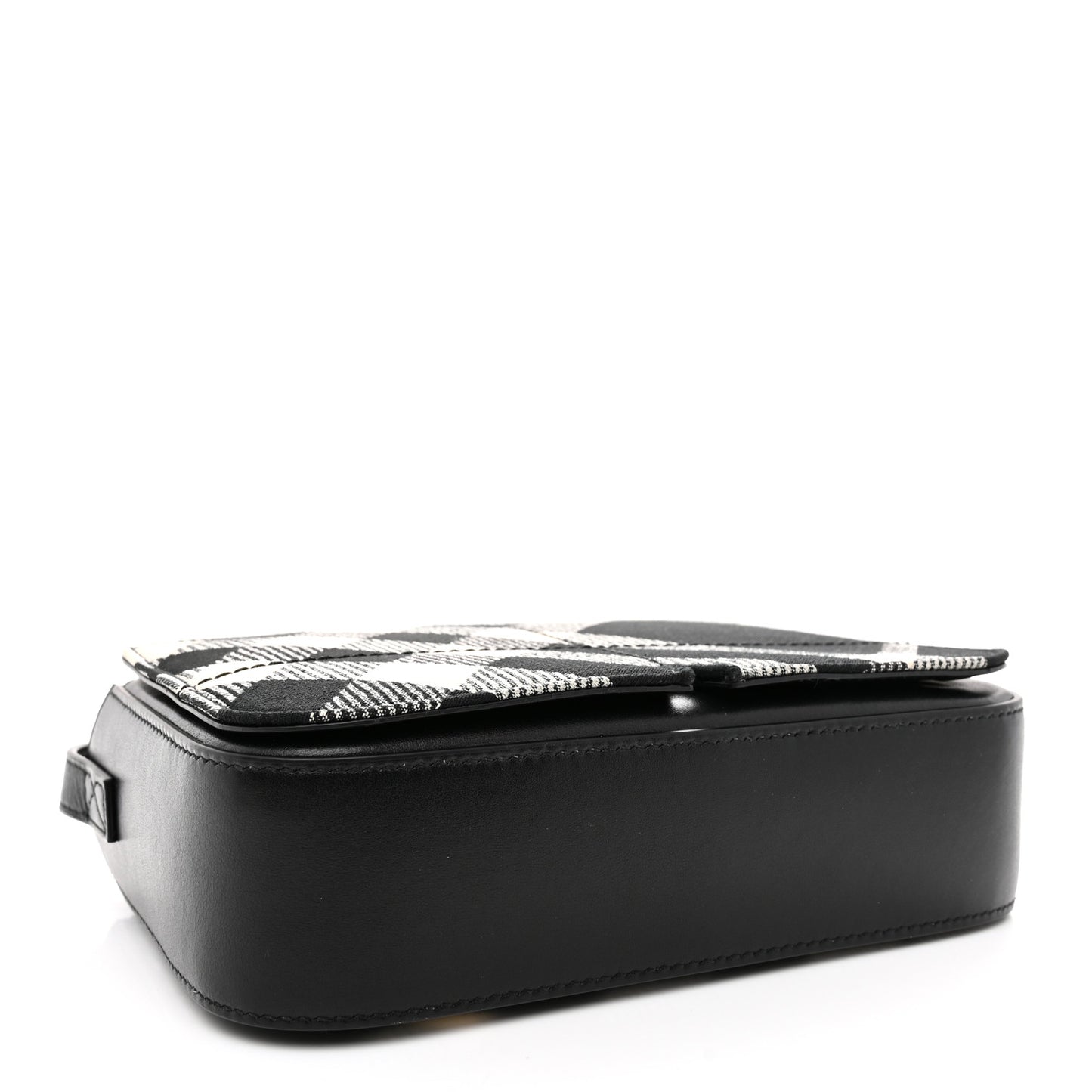 Jacquard Check Snip Bag Black