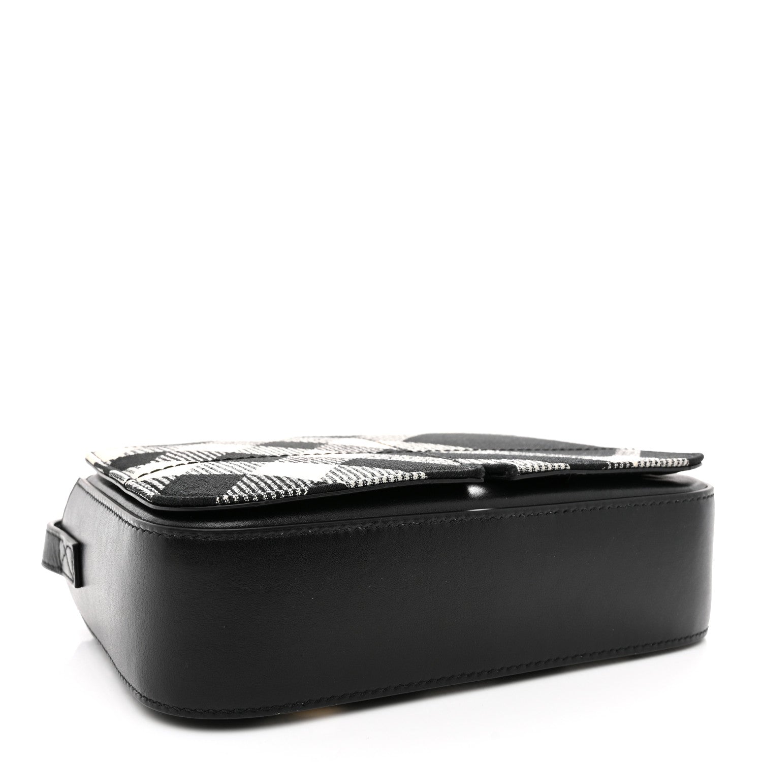 Burberry Jacquard Check Snip Bag Black 4 of 10