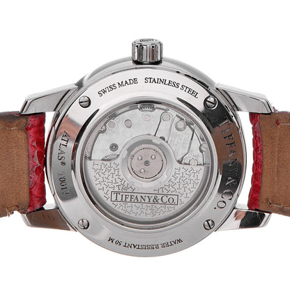 Tiffany Stainless Steel Lizzard 37mm Atlas 3-Hand Automatic Watch 5 of 9