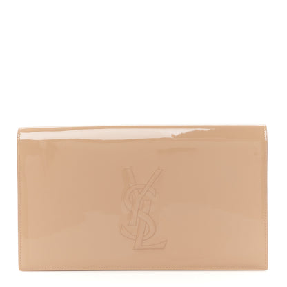 Saint Laurent Patent Calfskin Monogram Large Belle De Jour Clutch Chair 1 of 8