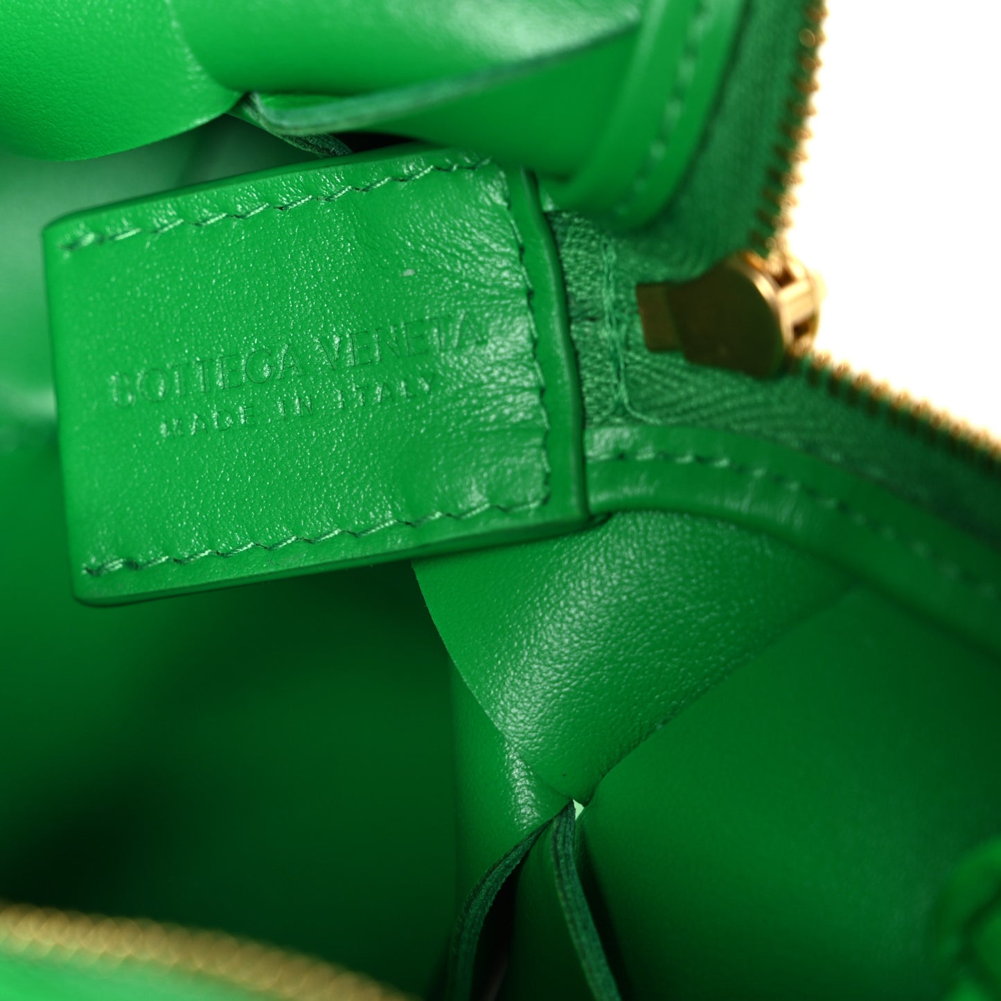 Lambskin Maxi Intrecciato Mini Cassette Camera Bag Parakeet
