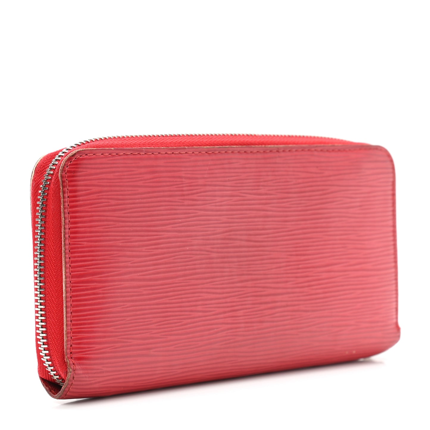 Epi Zippy Wallet Rouge