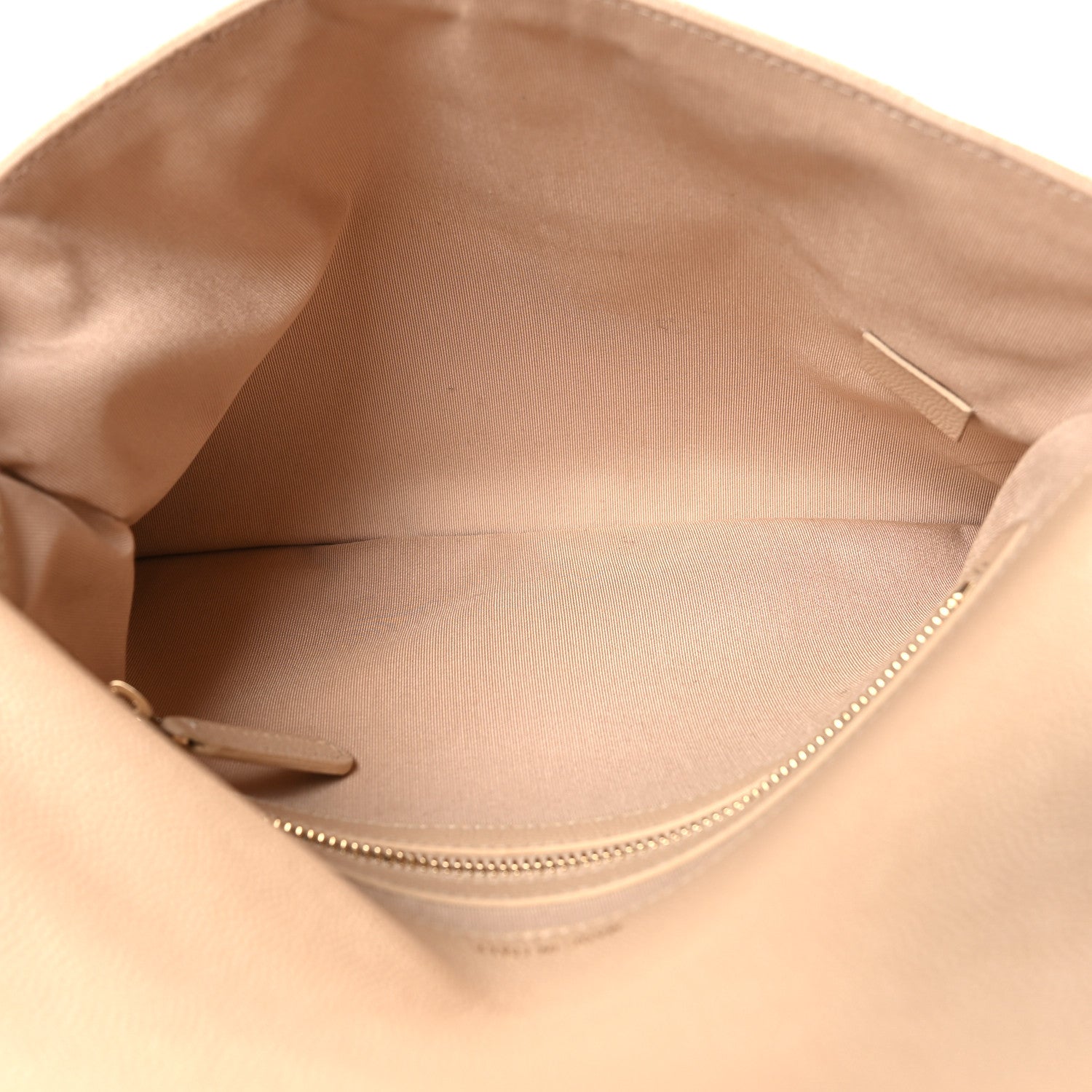 Chanel Caviar Quilted Medium Golden Class Pouch Beige 5 of 10