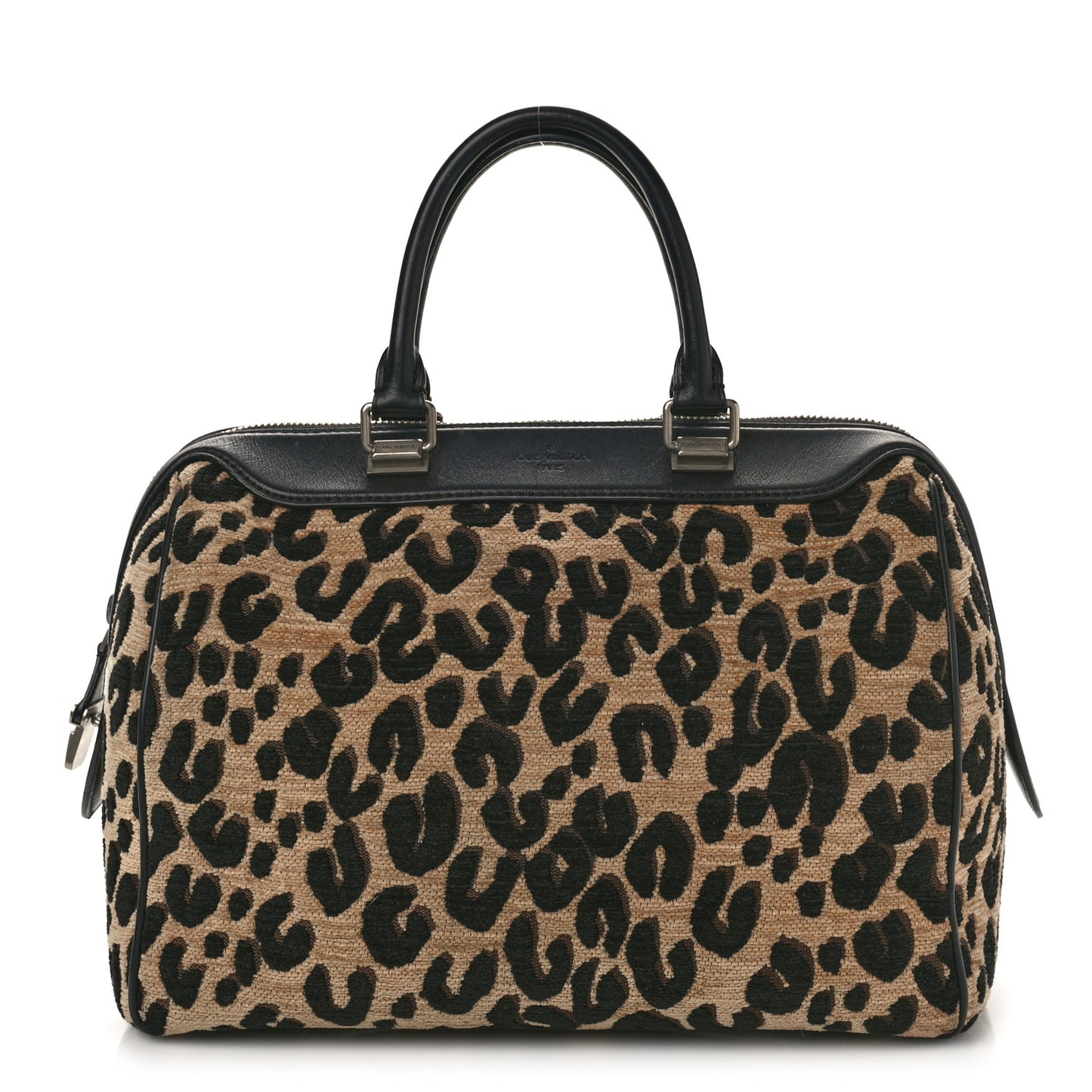 Jacquard Velvet Leopard Print Stephen Sprouse Speedy
