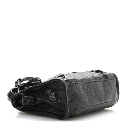 Balenciaga Agneau Arena Classic Hardware Nano Le City Black 4 of 11