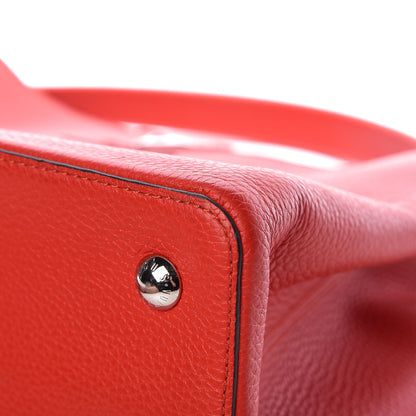 Louis Vuitton Taurillon Capucines MM Rubis 14 of 20