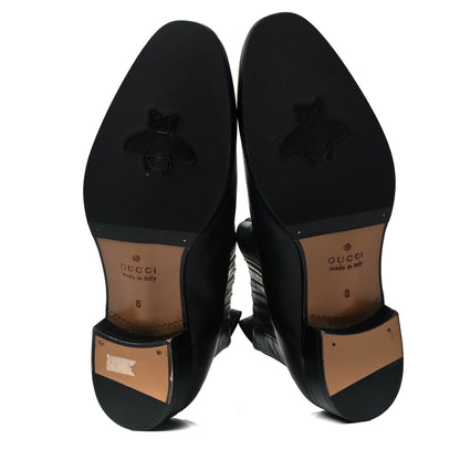 Gucci Calfskin Mens Spirit Chelsea Boots 8 Black 5 of 8