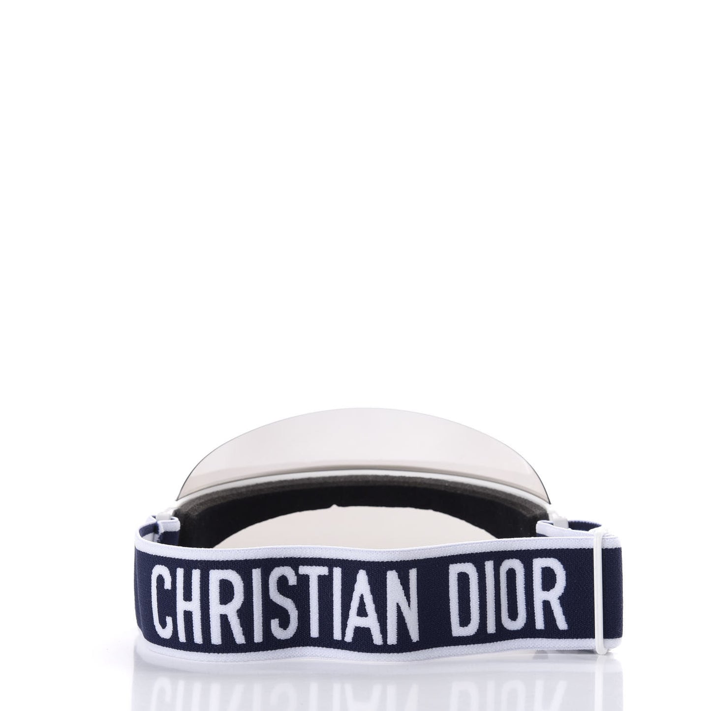 Mirrored DiorClub1 Sun Visor Silver