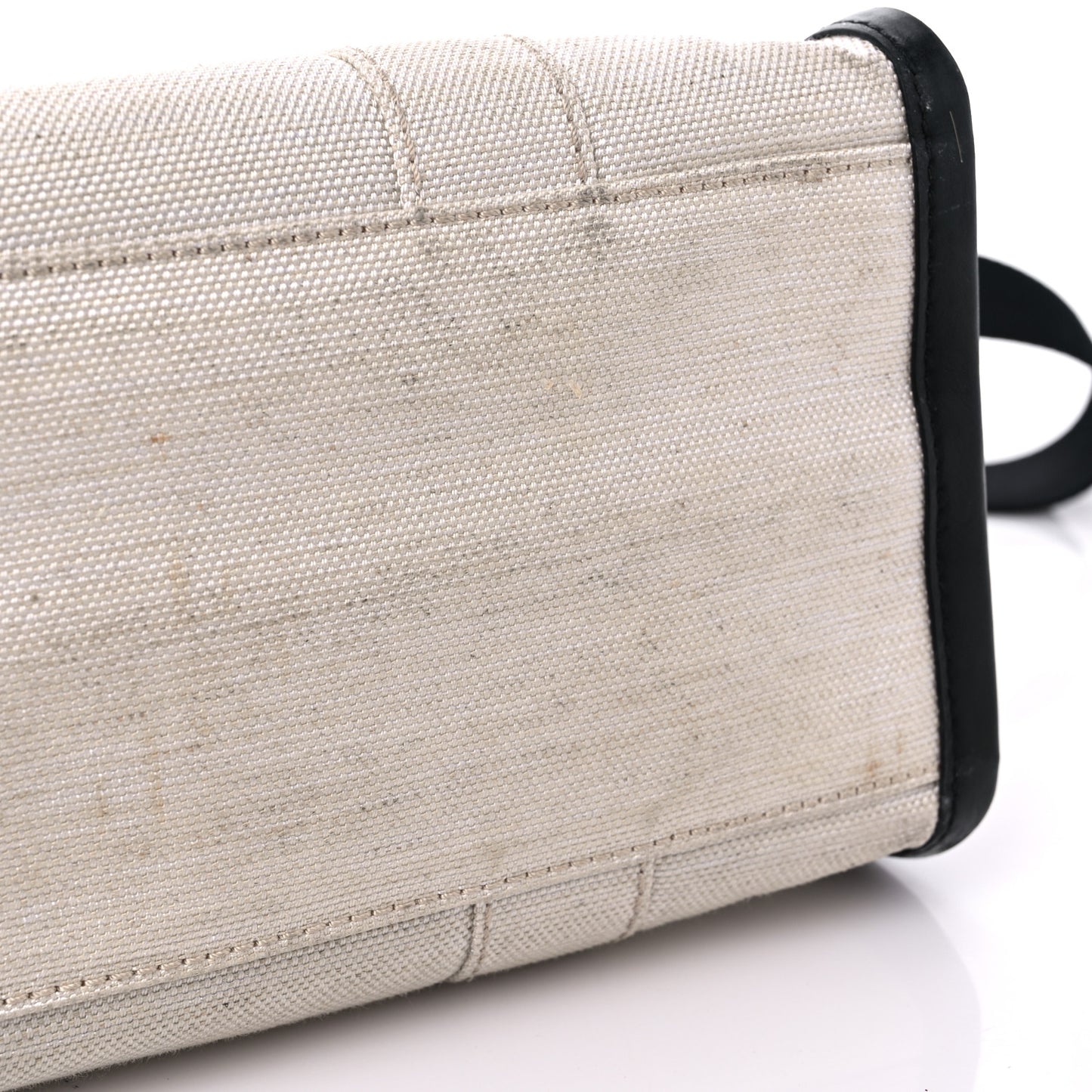 Cotton Canvas Medium The Traveler Tote Bag Beige