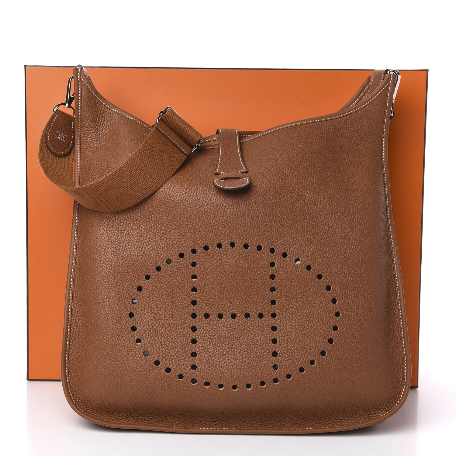 Hermes Taurillon Clemence Evelyne III TGM Gold 11 of 11