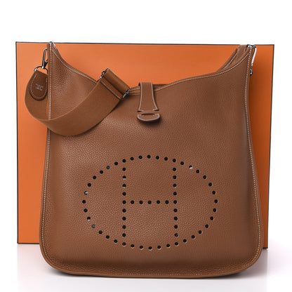 Hermes Taurillon Clemence Evelyne III TGM Gold 11 of 11