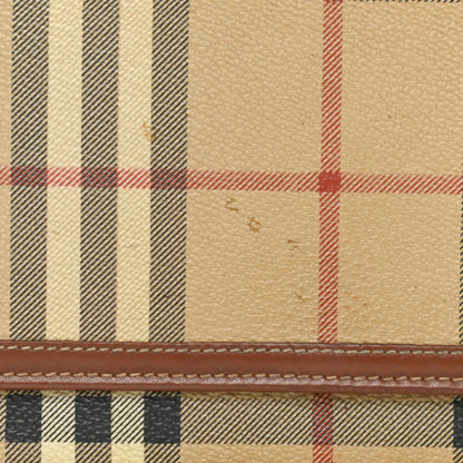 Burberry Haymarket Check Penrose Continental Wallet Tan 7 of 12