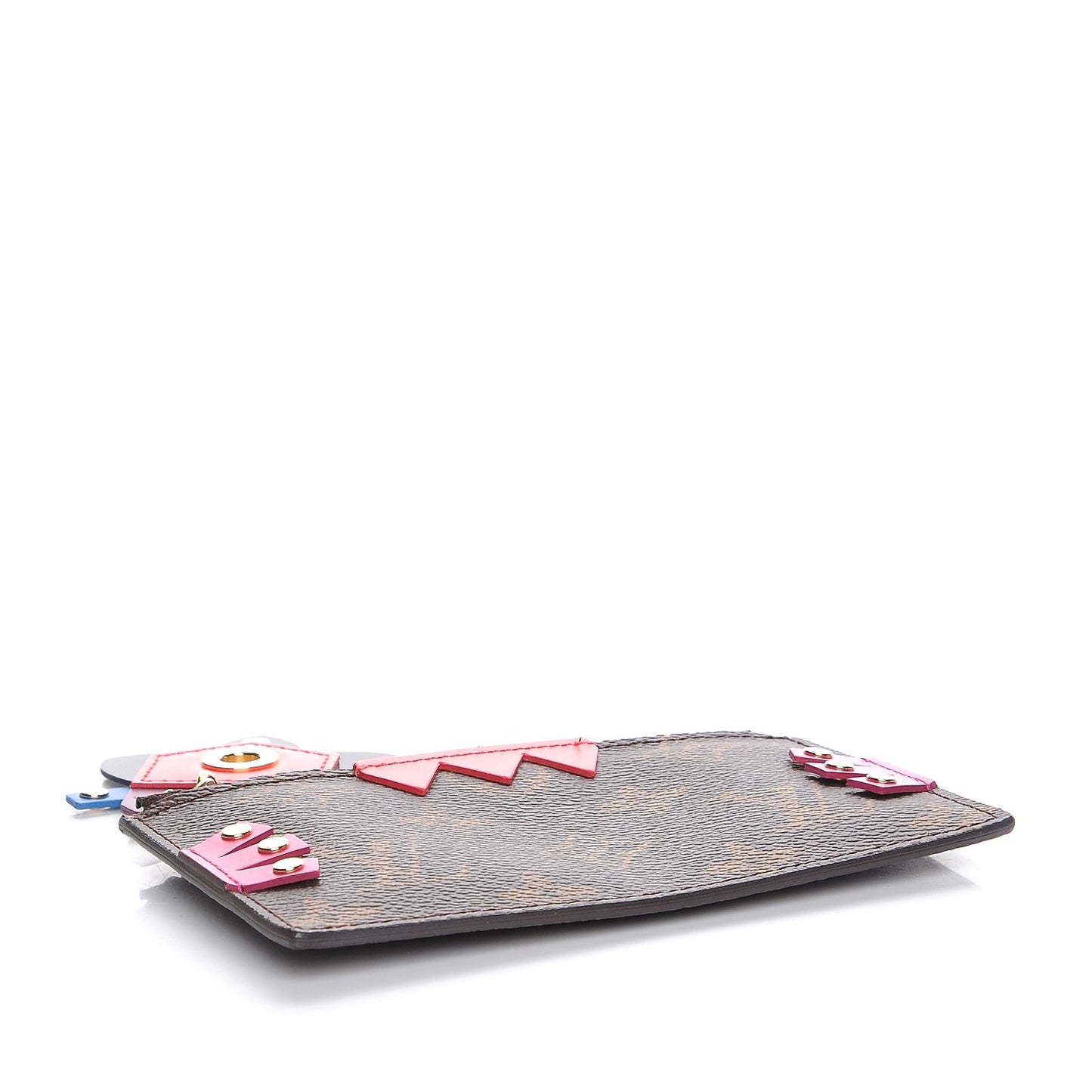 Monogram Totem Key Pouch Flamingo