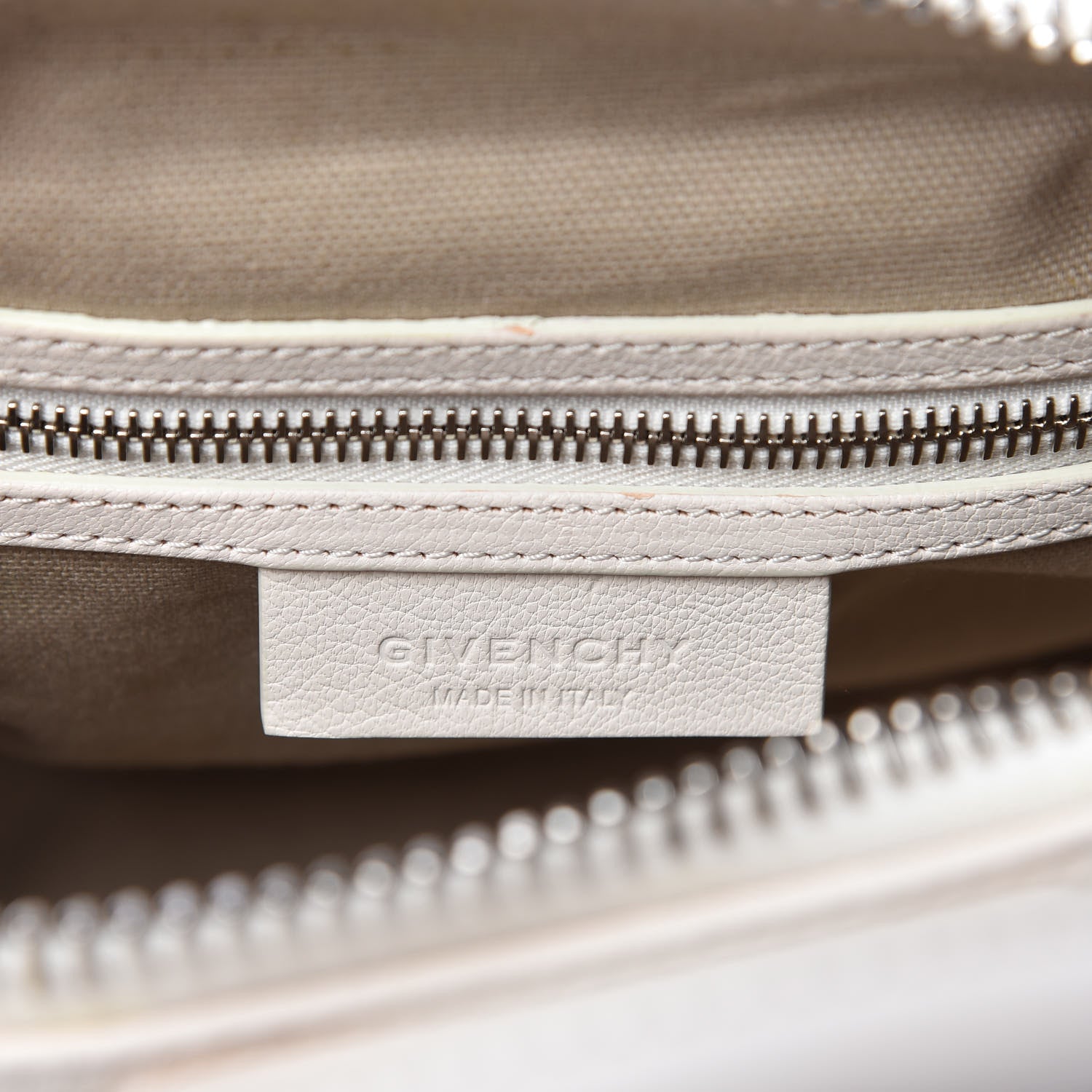 Givenchy Sugar Goatskin Mini Antigona Ivory 8 of 10