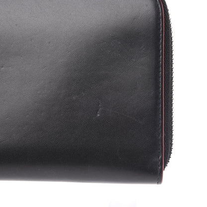 Christian Louboutin Calfskin Panettone Zip Around Wallet Black 9 of 12