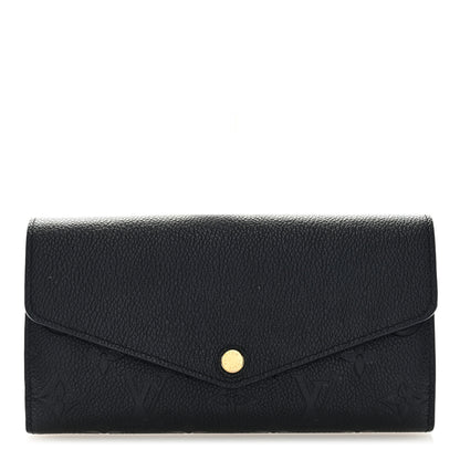 Louis Vuitton Empreinte Sarah Wallet NM Black 1 of 6