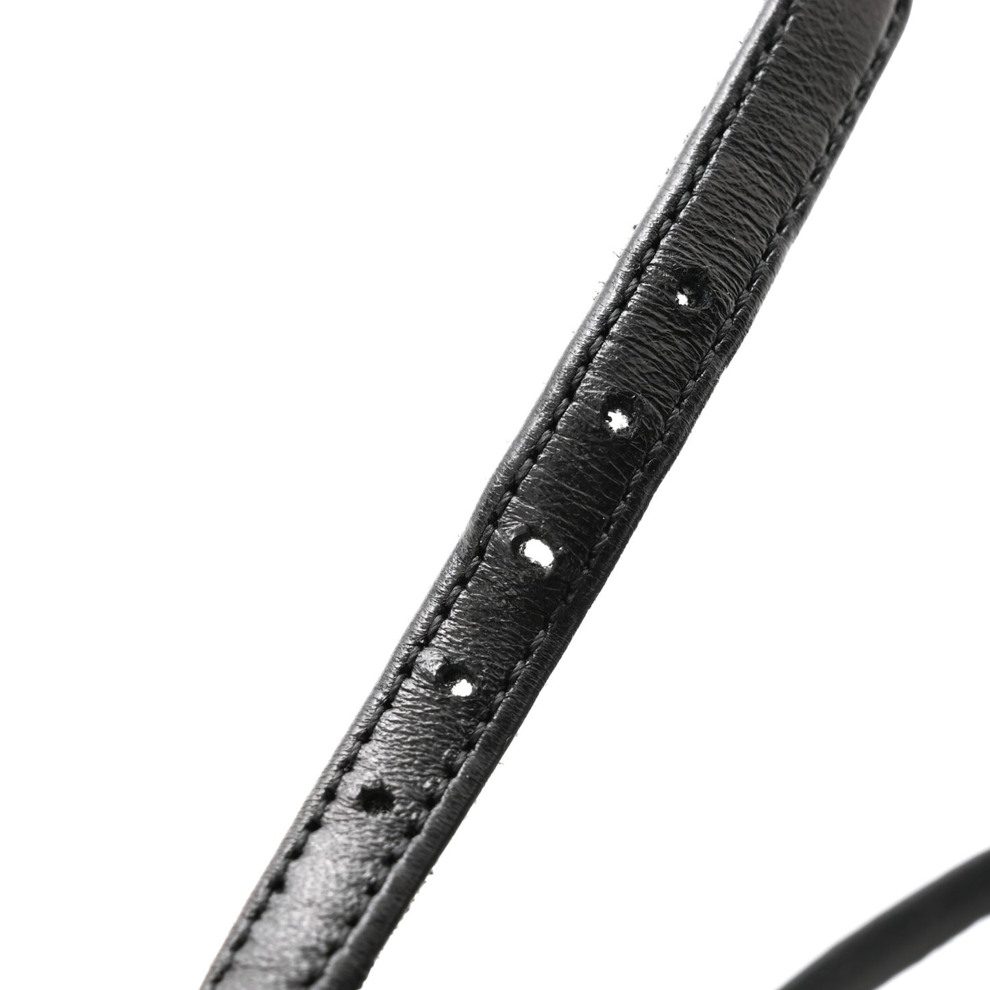 Grosgrain Chain CC Logo Bow Sandals 35.5 Black