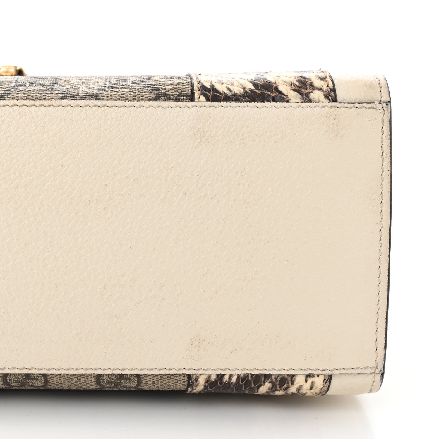 Gucci GG Supreme Monogram Small Osiride Top Handle Bag Beige Gold 12 of 12