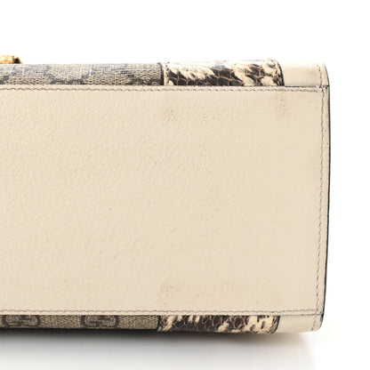 Gucci GG Supreme Monogram Small Osiride Top Handle Bag Beige Gold 12 of 12